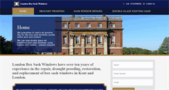 Desktop Screenshot of box-sash-windows.co.uk